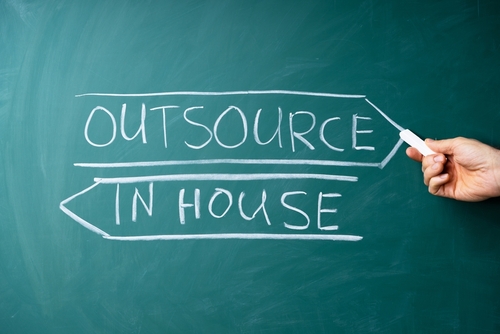 What do you need to consider when thinking about outsourcing a business function?